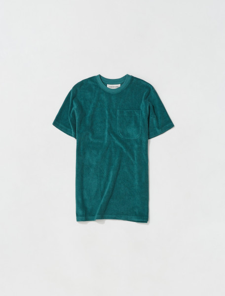 A KIND OF GUISE   VELLOSO T SHIRT IN GRAINY DARK GREEN   608 311 535