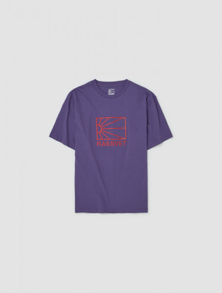 RASSVET - Big Logo T-Shirt in Purple - PACC13T001_2