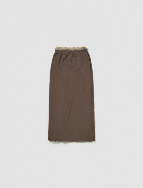 Jil Sander - Layered Kit Skirt in Explorer - J40FV0105