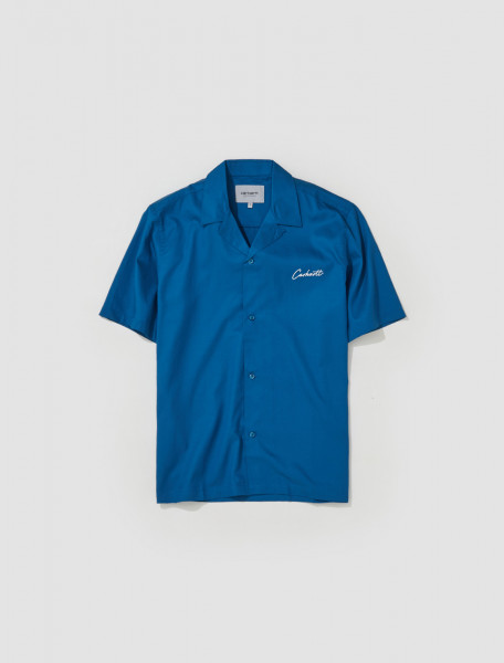 Carhartt WIP - S S Delray Shirt in Amalfi - I031465-1HNXX