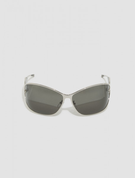 Blumarine - Wrap-Around Sunglasses in Silver - 4W088A-N0992
