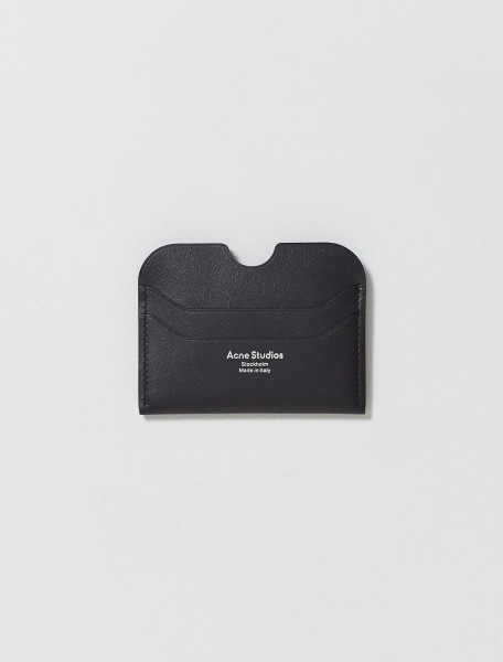 Acne Studios - Card Holder in Black - CG0193-900-FN-UX-SLGS000194