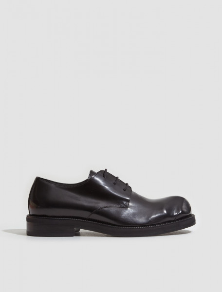 Acne Studios - Leather Derby Shoes in Black - BD0261-AX04