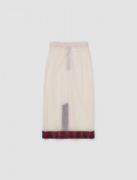Maison Margiela - Skirt in Contrasting Fabric in Pink - S51ME0013-S54847-230