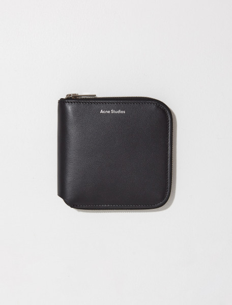 Acne Studios - Zippered Wallet in Black - CG0106-900-FN-UX-SLGS000115