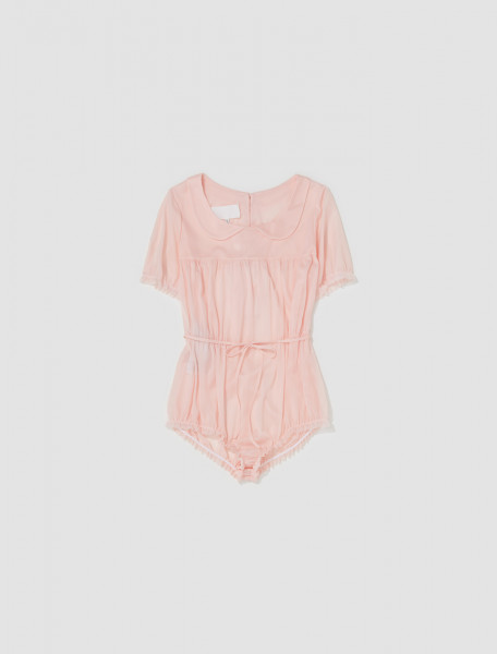 Maison Margiela - Sheer Bodysuit in Pink - S29FP0126