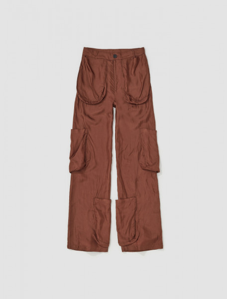 Edward Cuming - Pocket Collage Trousers in Brown - FW23-P08