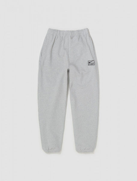 Nike x Stüssy Fleece Pants in Grey Heather | Voo Store Berlin