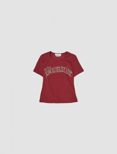 Blumarine - T-Shirt in Port Royale - 4T018A-N0745