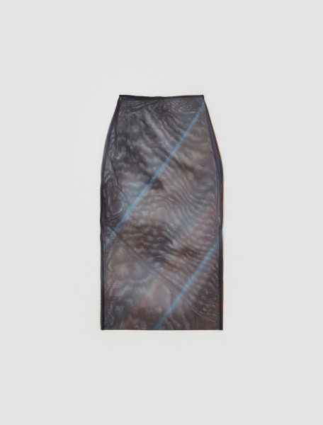 Elliss - Mesh Helene Ankle Skirt in Multi Print - 4205102