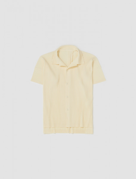 HOMME PLISSÉ Issey Miyake - Pleated Shirt in Canary Yellow - HP38JJ103-51