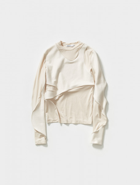 AW21ERIC MAINLINE ERIC LONGSLEEVED TOP IN BEIGE