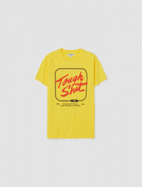 Phipps - Tough Shit T-Shirt in Yellow - PHFW23-N002D