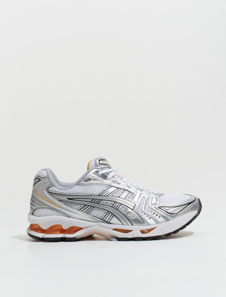 ASICS   GEL KAYANO 14 SNEAKER IN WHITE & PURE SILVER   1201A019 106