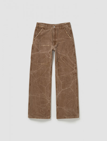 Acne Studios - Patch Canvas Trousers in Toffee Brown - CK0101-ALL103