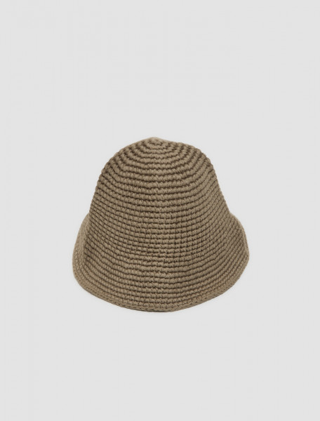 Our Legacy - Tom Tom Hat in Uniform Olive Tousled Cotton - A2243TU