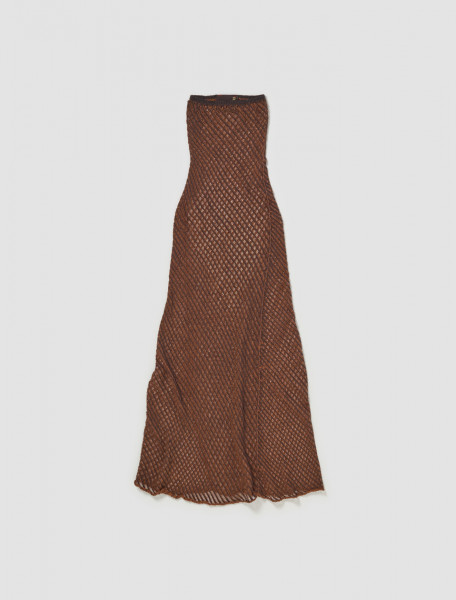 Isa Boulder - Moire Dress in Soilorange - RS24WDR17B