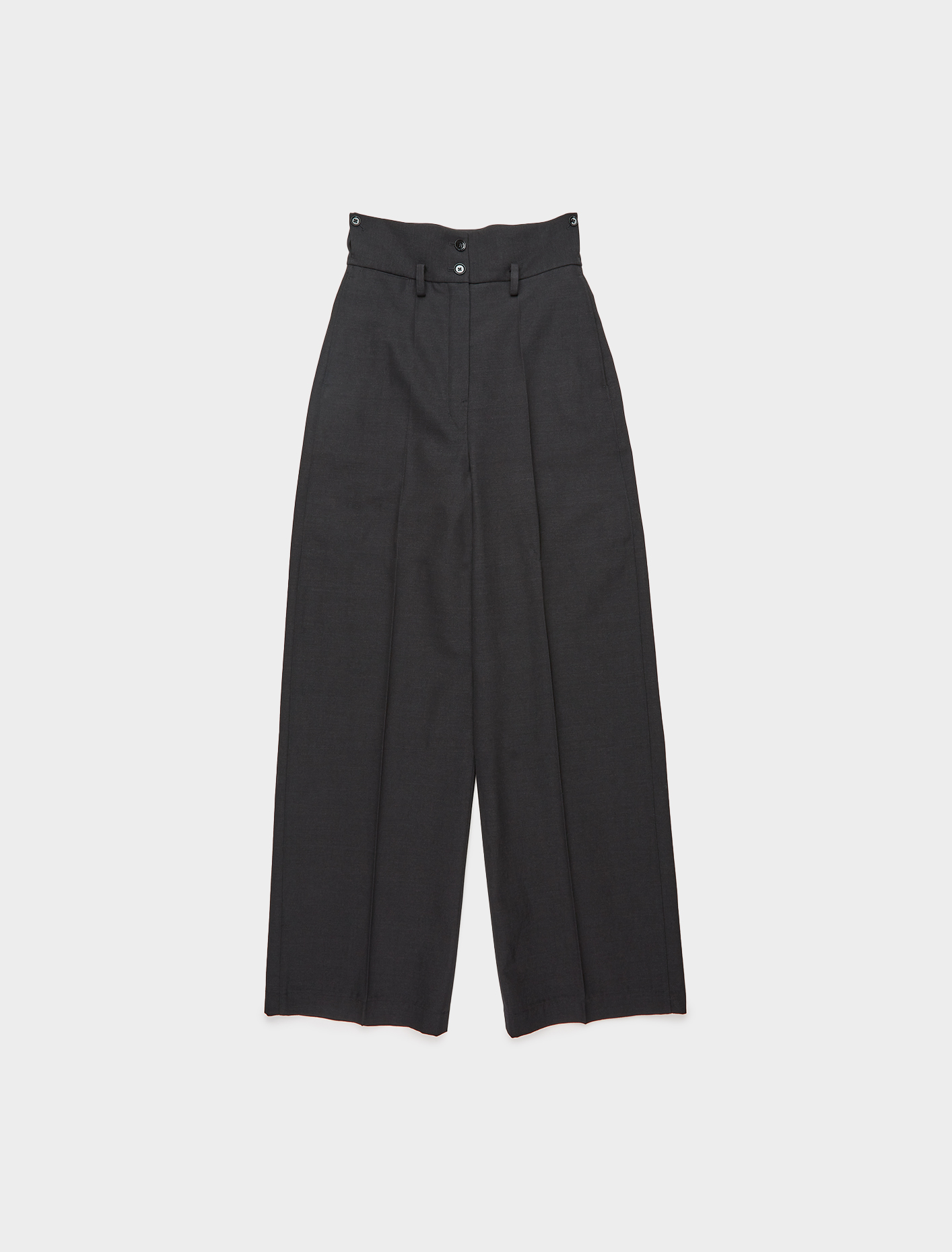 Lemaire High Waisted Trouser in Anthracite | Voo Store Berlin ...