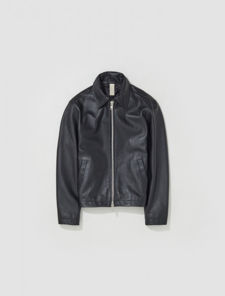 Sunflower - Short Leather Jacket in Black - 6019-999