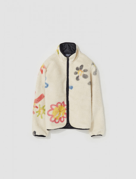 CARNE BOLLENTE   FIELD OF THE REAMS JACKET IN WHITE   AW22OW0101