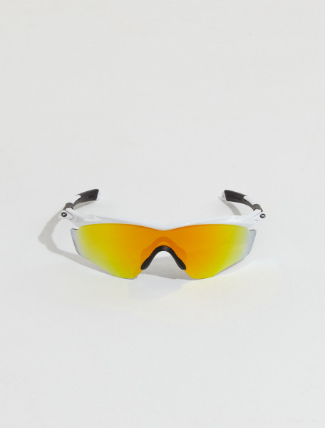 Oakley - M2 Frame XL in Polished White with Fire Iridium Polarized Lenses - 0OO9343-0545