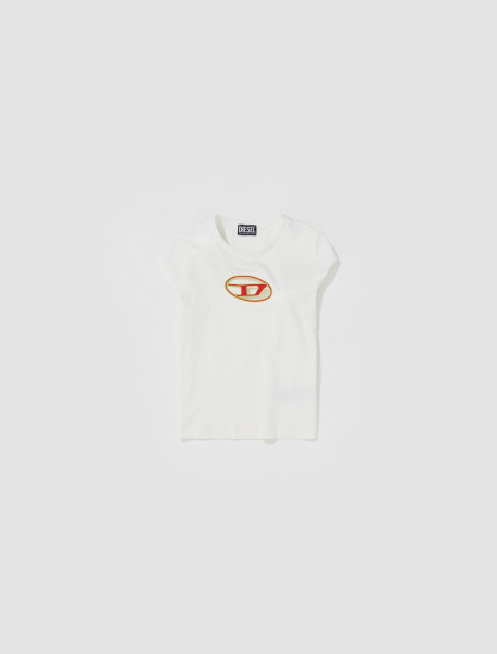 Diesel - T-Angie T-Shirt in Off White - A06268-0AFAA-141
