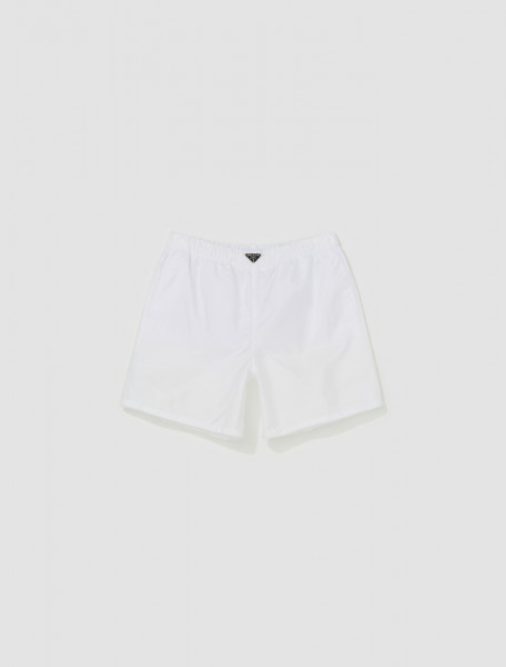 Prada - Re-Nylon Swim Shorts in White - UB372_1WQ9_F0009