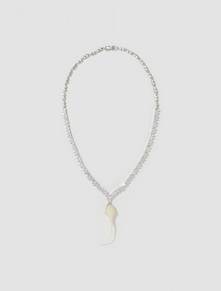Ottolinger - Diamond Dip Necklace in Cream - 2500611