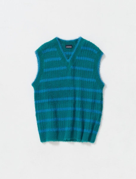 JACQUEMUS   LE GILET NEVE IN MULTI GREEN   225KN069 2370 050