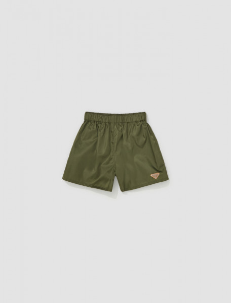 Prada - Re-Nylon Shorts in Khaki - 22C757_1WQ8_F0466