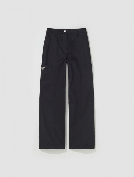 Prada - Gabardine Stretch Pants in Black - 22H897_108I_F0002