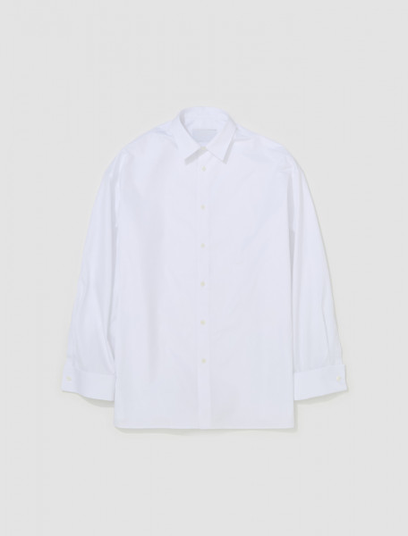 Prada - Popeline Shirt in White - UCN547_1XV2_F0009