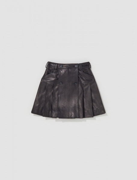 Simone Rocha - Pleated Mini Kilt Skirt in Black - 3102_0456