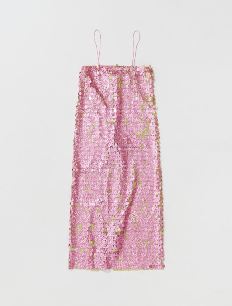 CULT FORM   MIDI DRESS IN PINK SEQUINS   35005