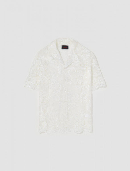 Simone Rocha - Lace Shirt in Ivory - 5181_1038