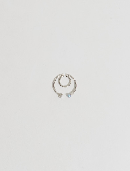 D'heygere - Toi Et Moi Piercing Ear Cuff Silver - SS23JW06