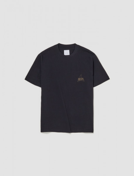 ROA - Graphic T-Shirt in Black - RBMW086FA63