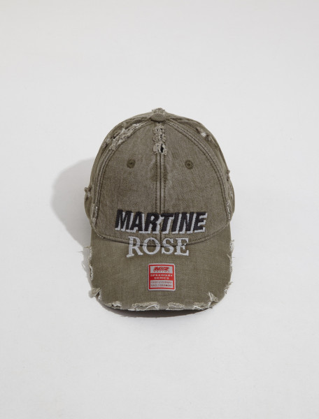 Martine Rose - Rolled Back Cap in Green Martine - MRAW231135