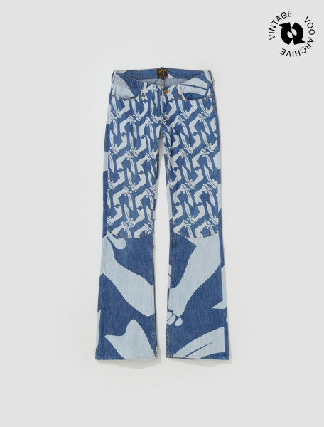 Vivienne Westwood - Anglomania Jeans in Blue Denim - VOOARCHIVELEON280323