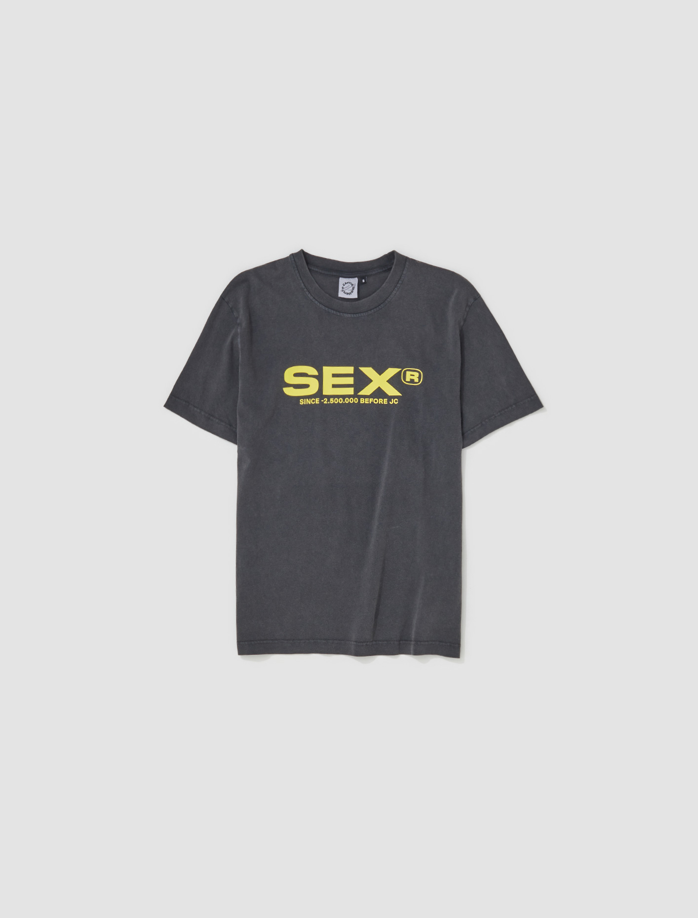 Sex'' T-Shirt in Washed Black