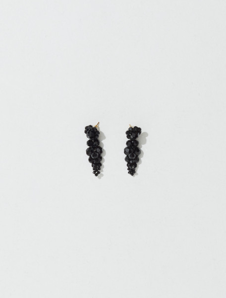 Simone Rocha - Mini Cluster Earrings in Jet - ERG350_0903_JET
