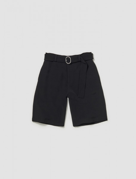Jil Sander - Belted Shorts in Black - J47KA0217