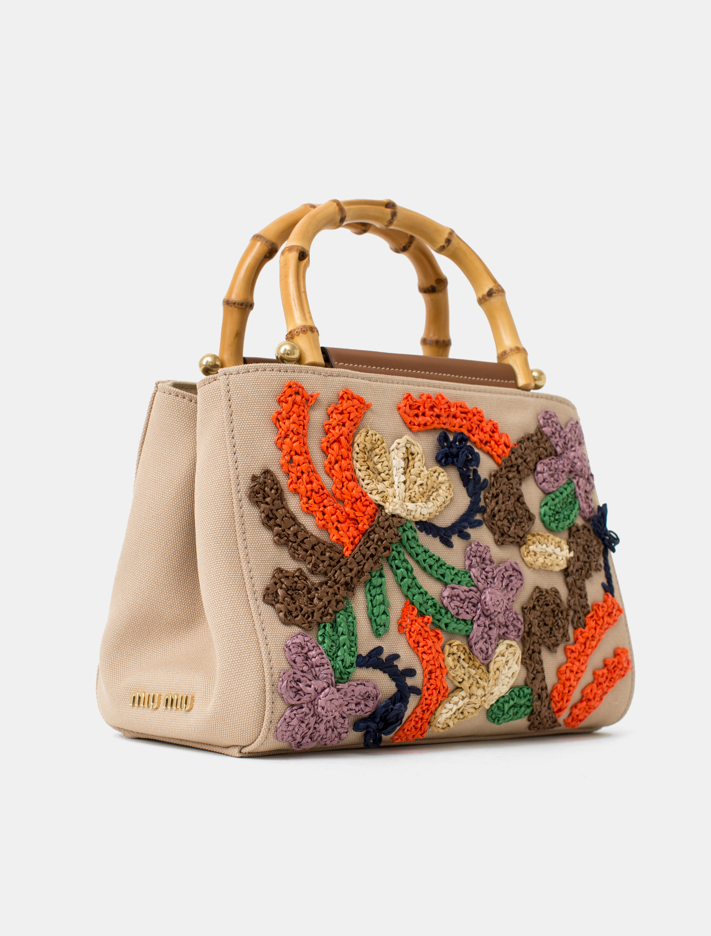 Miu Miu Embroidered Handbag | Voo Store Berlin | Worldwide Shipping