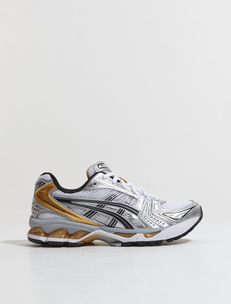 ASICS - GEL-KAYANO 14 Sneaker in White & Pure Gold - 1201A019-102