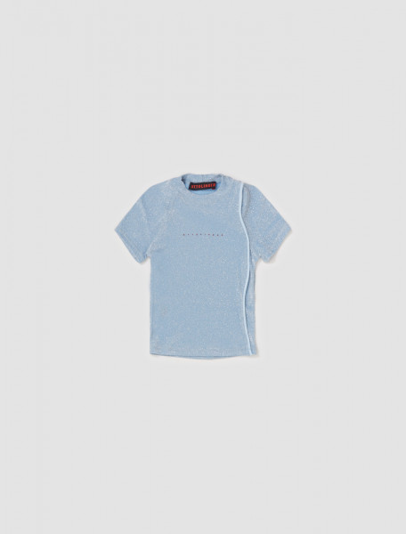 Ottolinger - Lurex T-Shirt in Ice Blue - 407201