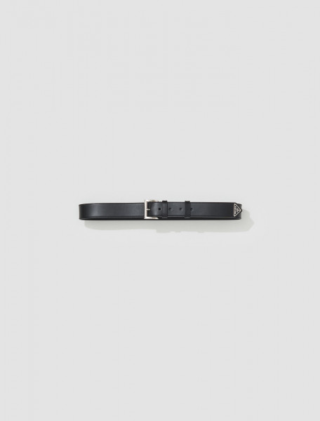 Prada - Calf Leather Belt in Black - 2CC545_070_F0002