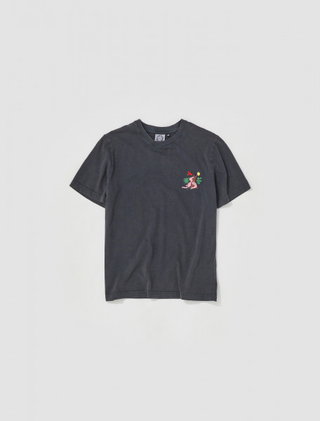 CARNE BOLLENTE   JUNGLE SWING T SHIRT IN WASHED BLACK   AW22ST0102