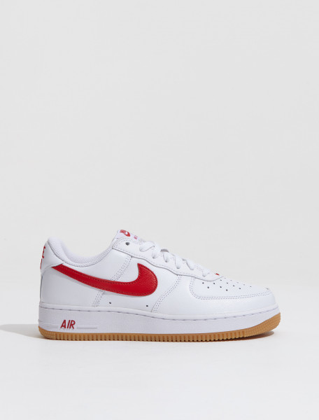 NIKE   AIR FORCE 1 LOW RETRO SNEAKER IN WHITE & RED   DJ3911 102